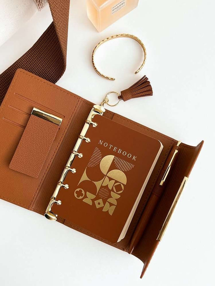 Custom Name|Portable|A7 Size|Loose-leaf Notebook|Pocketbook|Notepad | Mini Carry-on Booklet | Miniature Journal | Planner | Personal Diary